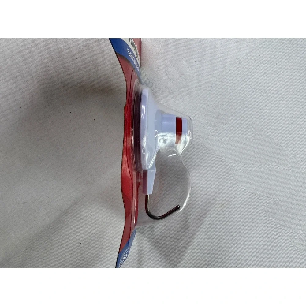 Magic Shower Hook Suction Cup Heavy Duty Plastic White Holds 8 lbs‎ Bathroom New